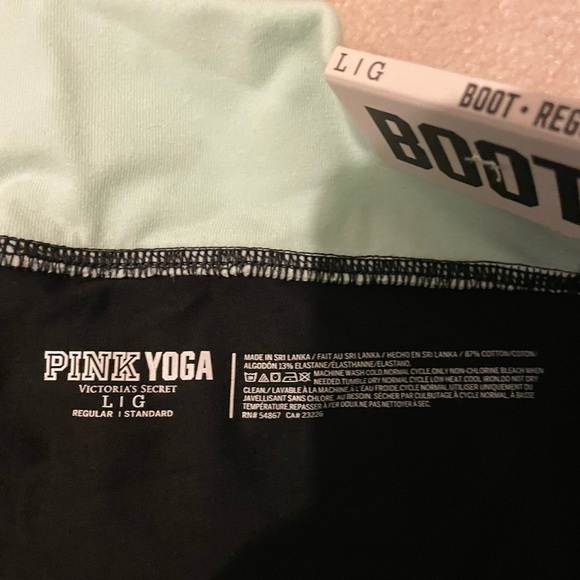 Vs. PINK Y2K foldover bling bootleg leggings-large NWT - Picture 7 of 8
